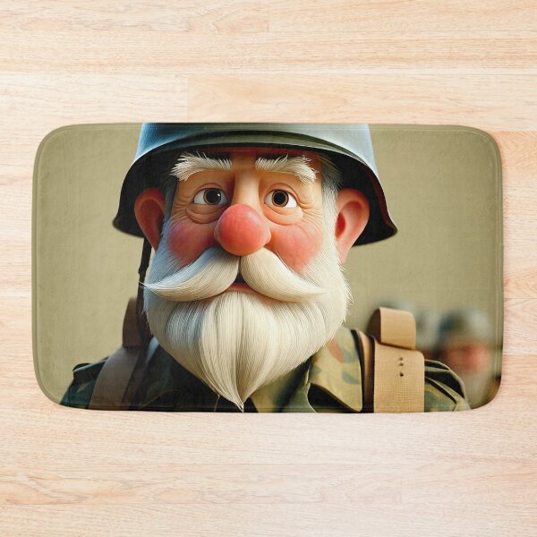 Item preview, Old Fart as an army recruit designed and sold by Colin Bentham.