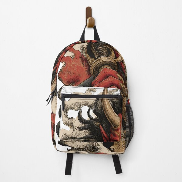 Item preview, Japanese Oni Demon Samurai Ukiyo-e Art designed and sold by JSM7STORE.