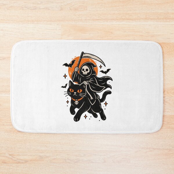 Item preview, Death Rides a Black Cat - Dark and Mysterious Gothic Illustration designed and sold by JessElle05.
