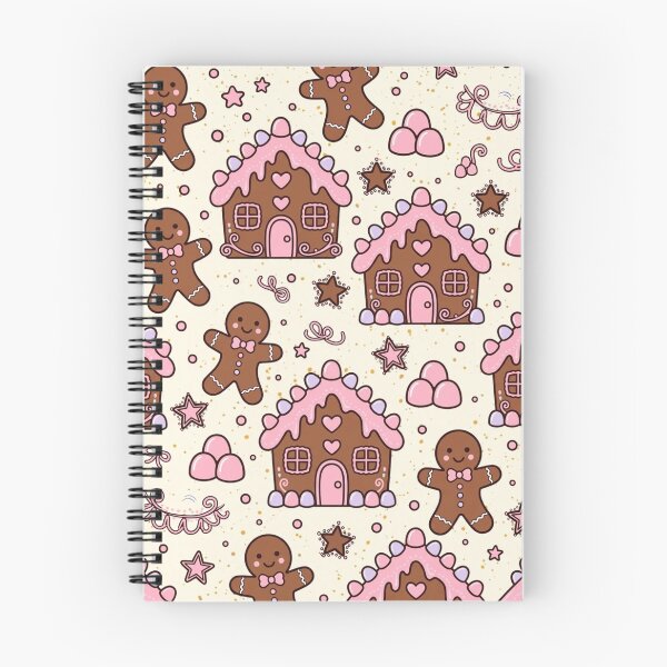 Item preview, Pink Gingerbread Christmas Pattern designed and sold by PunchDrop.