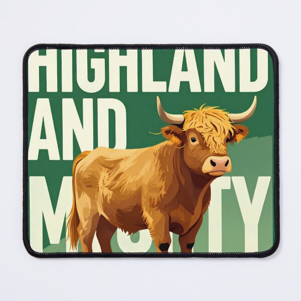 Item preview, Highland Cow Highland And Mighty designed and sold by ArtlightStudio.