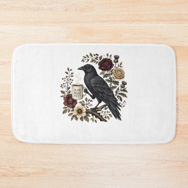 Item preview, Is He Vintage Dead Yet Dark Crow Raven Bird Humor Halloween designed and sold by Alzasshop.