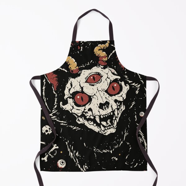 Item preview, Demonic Third Eye Cat Skull Cosmic Occult Gothic Art designed and sold by Cipher & Soul.