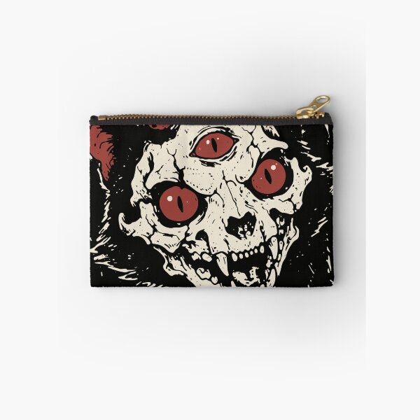 Item preview, Demonic Third Eye Cat Skull Cosmic Occult Gothic Art designed and sold by Cipher & Soul.