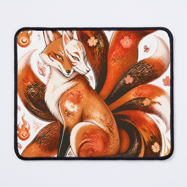 Item preview, Mystic Nine Tailed Kitsune Fox Japanese Art designed and sold by JSM7STORE.