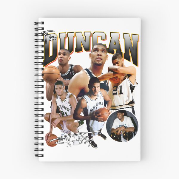 Item preview, Tim Duncan The Big Fundamental Vintage Retro Basketball Signature Design designed and sold by klickklick.