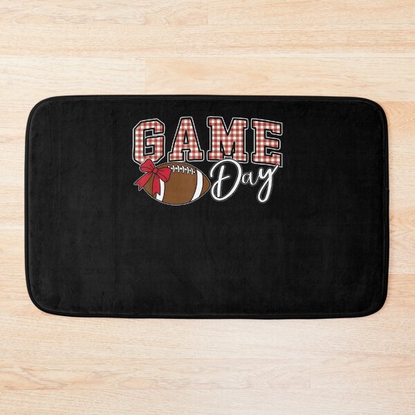 Item preview, Sport Game Day Red Gingham Football Vibes Cheer Mama Mom  designed and sold by Alzasshop.