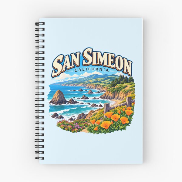 Item preview, San Simeon, California designed and sold by Myra365Art.