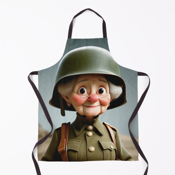 Item preview, Old Fart as an army recruit designed and sold by Colin Bentham.