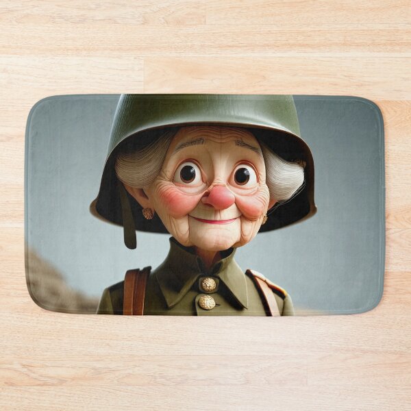 Item preview, Old Fart as an army recruit designed and sold by Colin Bentham.