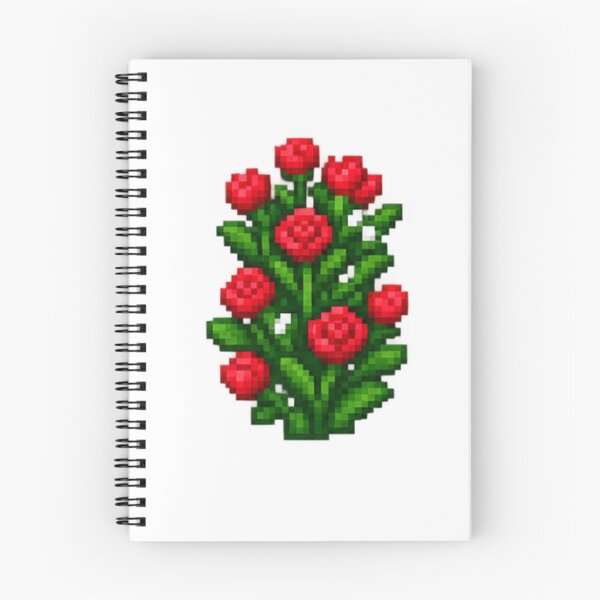 Item preview, Rose bush pixel art designed and sold by vitrar.
