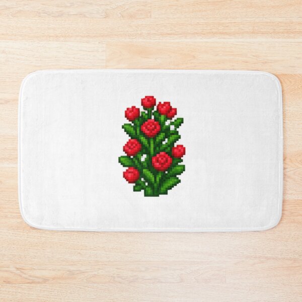 Item preview, Rose bush pixel art designed and sold by vitrar.