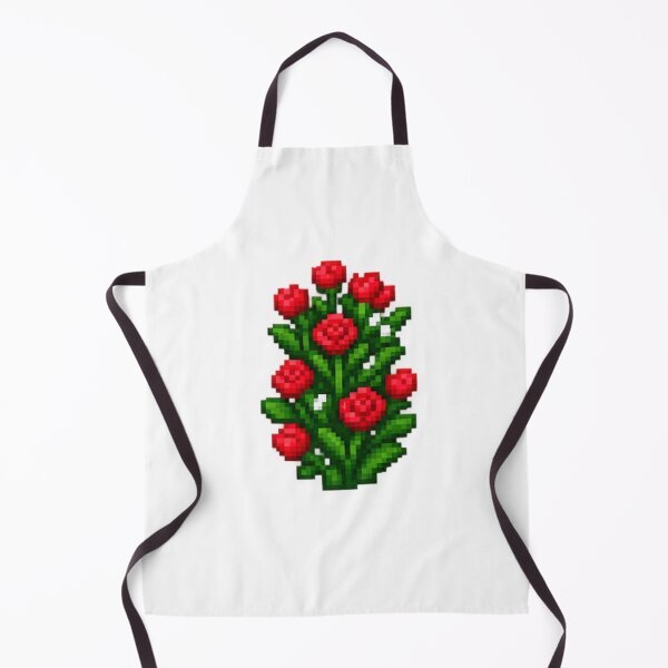 Item preview, Rose bush pixel art designed and sold by vitrar.