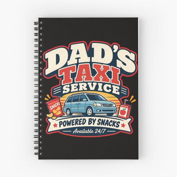 Item preview, Dad's Taxi Service – Powered by Snacks designed and sold by MiSuPa Studio.