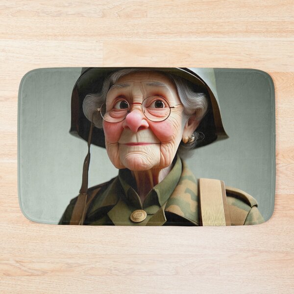 Item preview, Old Fart as an army recruit designed and sold by Colin Bentham.