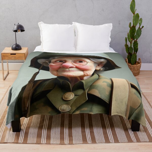Item preview, Old Fart as an army recruit designed and sold by Colin Bentham.