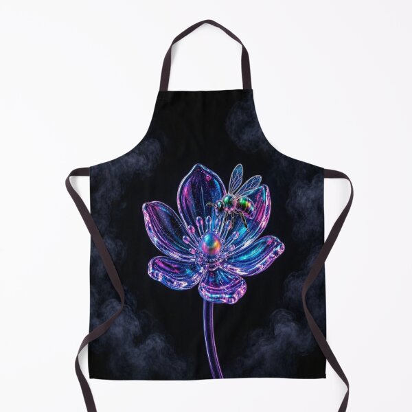 Artikelvorschau, Holografische Cyberblume und futuristische Biene entworfen und verkauft von Breezes-of-Ida.