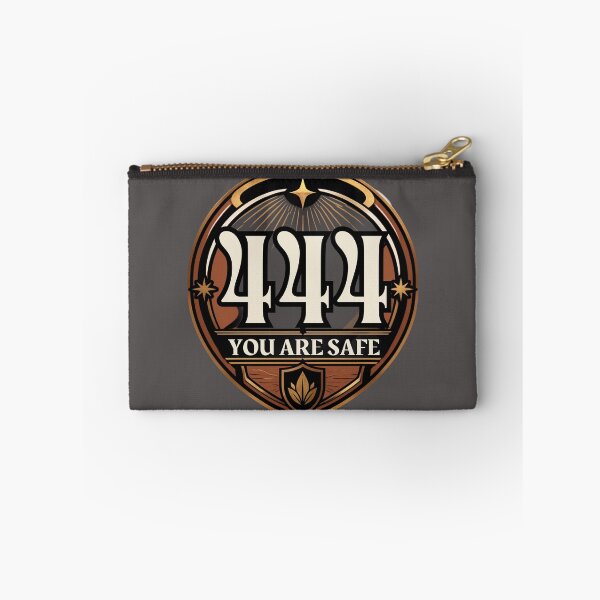 Item preview, 444 You Are Safe Angel Number Protection Quote designed and sold by CosmicQuietStudio.