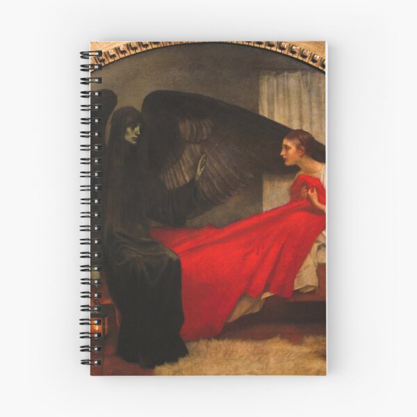Item preview, Death and the Maiden Art Nouveau (Modern), Symbolist, and Late Pre-Raphaelite portrait painting by Marianne Stokes, circa 1908 designed and sold by Jéanpaul  Ferro.
