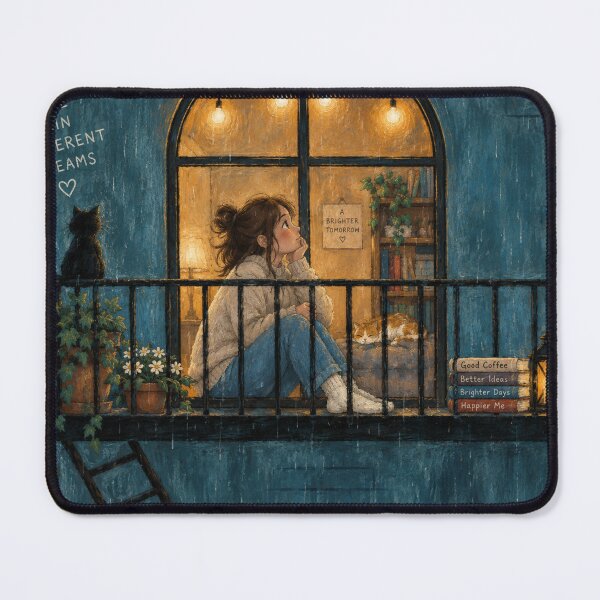 Item preview, Cozy Rainy Night designed and sold by timiparkerart.