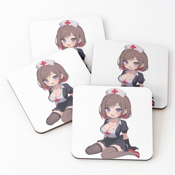 Aperçu de l'œuvre Nurse Chibi Girl | Kawaii Waifu Art créée et vendue par GuruKart.