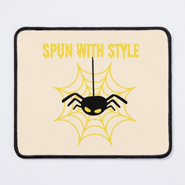 Item preview, Spun With Style Spider Web Halloween Quote designed and sold by Fine-Arts-Lab.