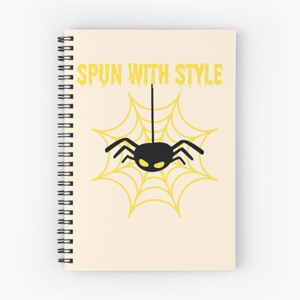 Item preview, Spun With Style Spider Web Halloween Quote designed and sold by Fine-Arts-Lab.