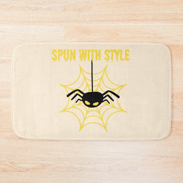Item preview, Spun With Style Spider Web Halloween Quote designed and sold by Fine-Arts-Lab.