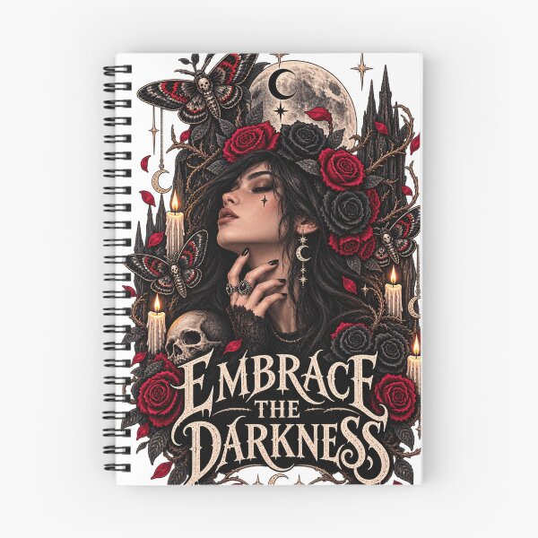 Item preview, Embrace the Darkness – Gothic Roses Moon Butterfly Fantasy Art designed and sold by storeAC.