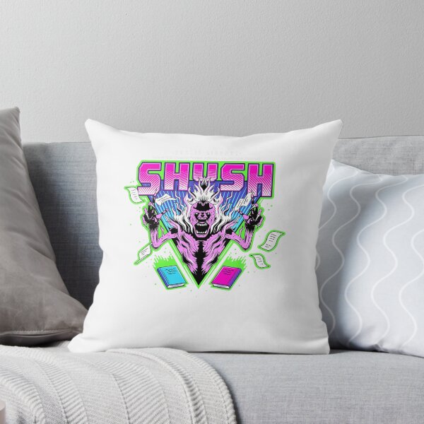 Item preview, Ghostbusters Shush Public Library Neon Design designed and sold by JosephBerezaart.