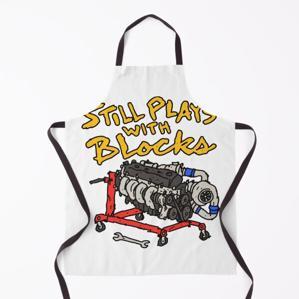 Item preview, Still Plays With Blocks Funny Mechanic Design designed and sold by MonkiFlipp.