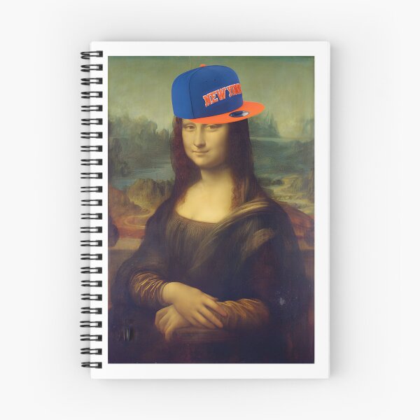 Item preview, Mona Lisa Inspired Artwork with Knicks Basketball Theme designed and sold by sadisto.
