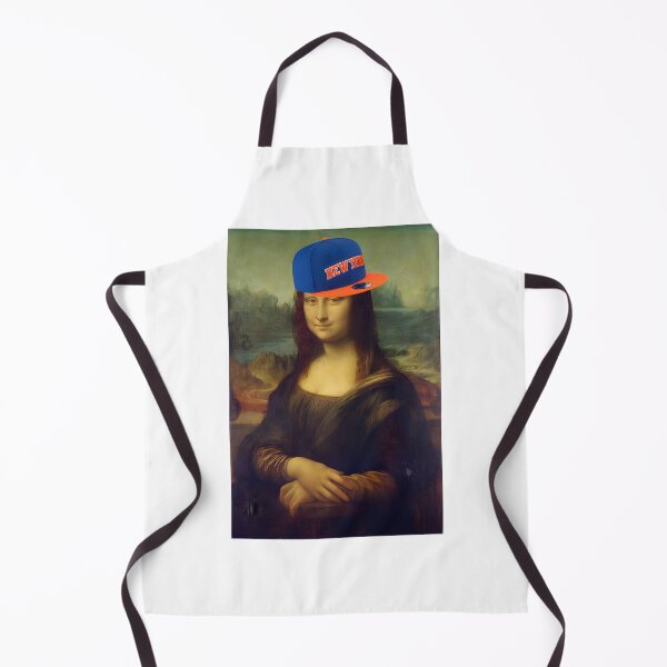Item preview, Mona Lisa Inspired Artwork with Knicks Basketball Theme designed and sold by sadisto.