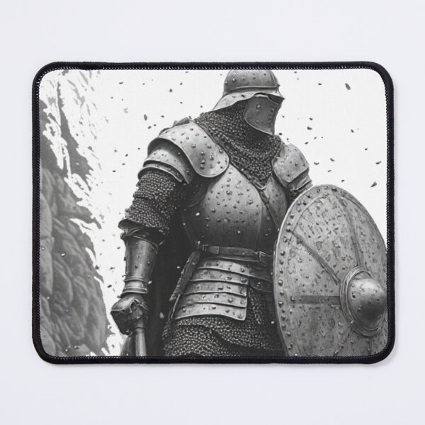 Item preview, Medieval Knight on Rocky Ground designed and sold by YAM716.