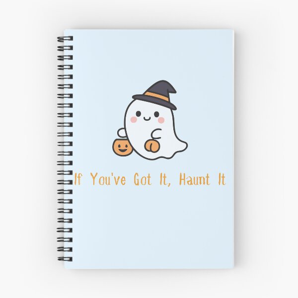 Item preview, If You have Got It Haunt It Cute Ghost Halloween Quote designed and sold by Fine-Arts-Lab.