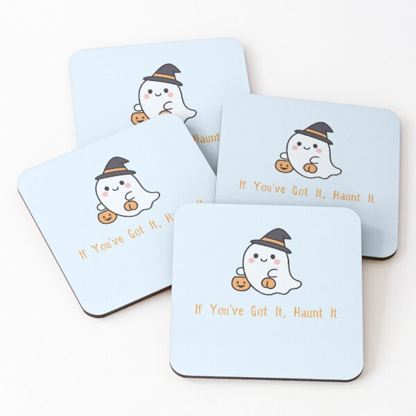 Item preview, If You have Got It Haunt It Cute Ghost Halloween Quote designed and sold by Fine-Arts-Lab.