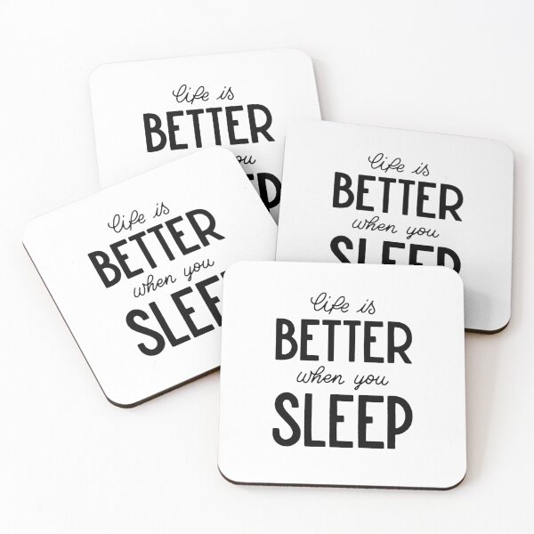 Item preview, Life is better when you sleep designed and sold by Marta Ambrosetti.