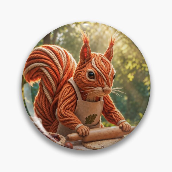 Item preview, Squirrel Baking Cookies in the Forest designed and sold by JUTElCONIC.