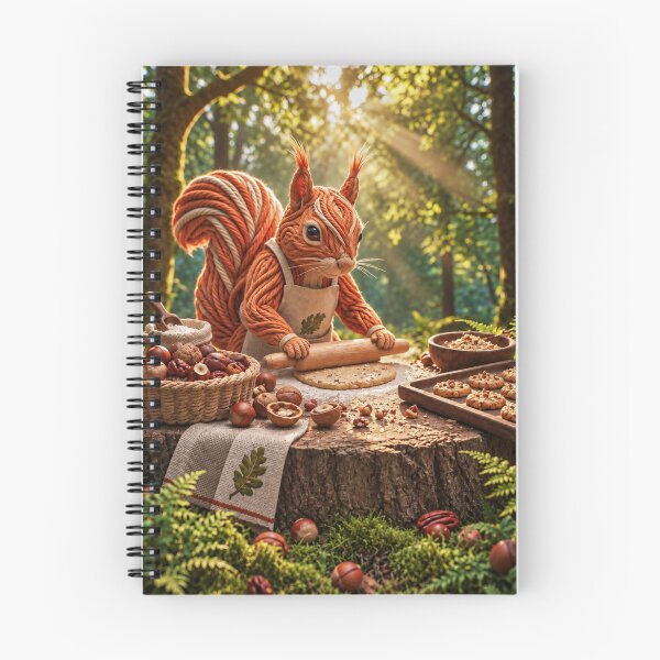 Item preview, Squirrel Baking Cookies in the Forest designed and sold by JUTElCONIC.