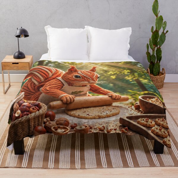 Item preview, Squirrel Baking Cookies in the Forest designed and sold by JUTElCONIC.