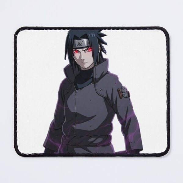 Item preview, Dark Anime Ninja Red Eyes Sticker - Spiky Hair Headband Character designed and sold by Anime_stickers.
