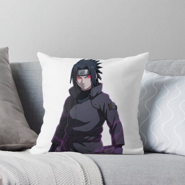 Item preview, Dark Anime Ninja Red Eyes Sticker - Spiky Hair Headband Character designed and sold by Anime_stickers.