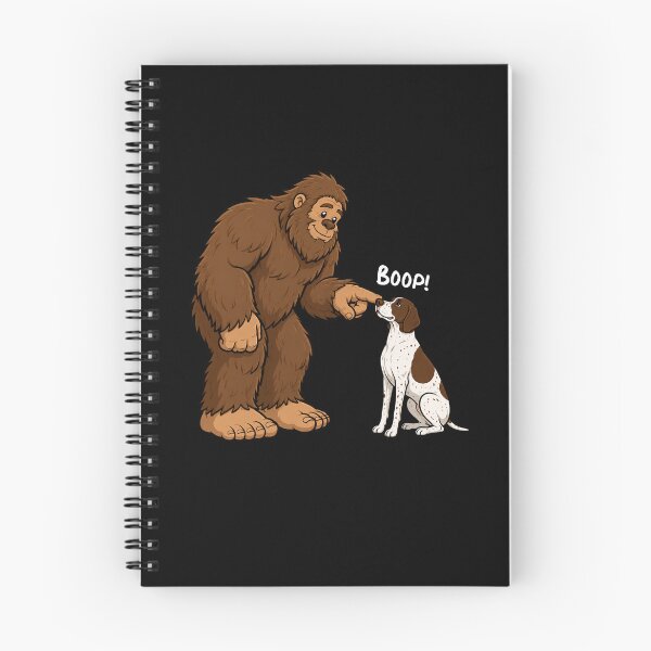 Item preview, Bigfoot and English Pointer Boop Fun Design Sasquatch designed and sold by rafaeltto.