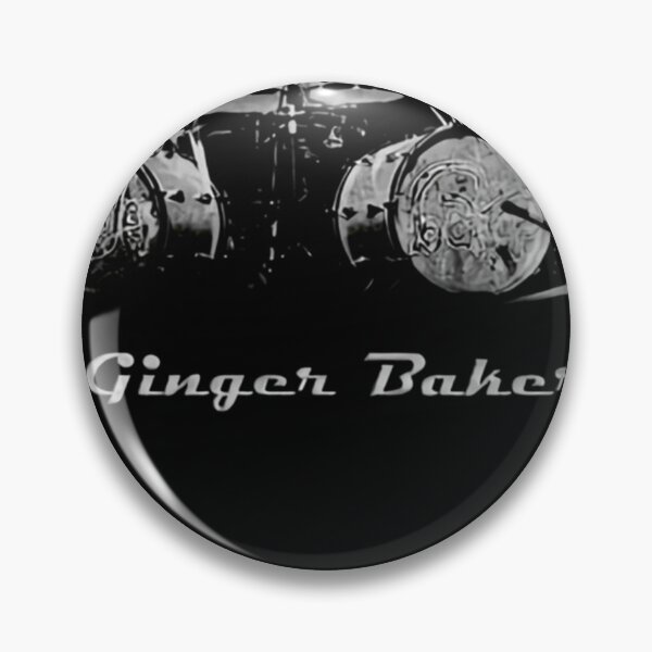 Item preview, Ginger Baker gift for drummer, rock n roll designed and sold by MythosBotany.