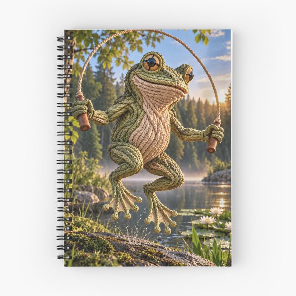 Item preview, Frog Jumping Rope by the Lake designed and sold by JUTElCONIC.