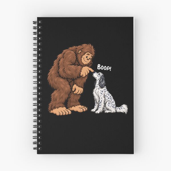 Item preview, Bigfoot and English Setter Boop Fun Design Sasquatch designed and sold by rafaeltto.