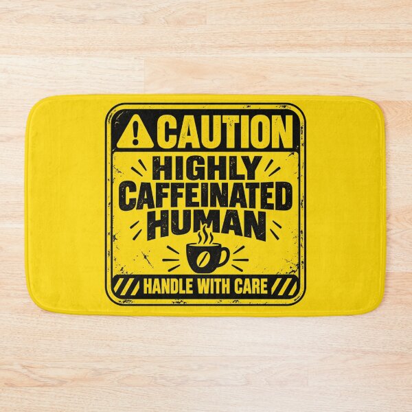 Item preview, Funny Coffee Warning Sign Design designed and sold by timiparkerart.