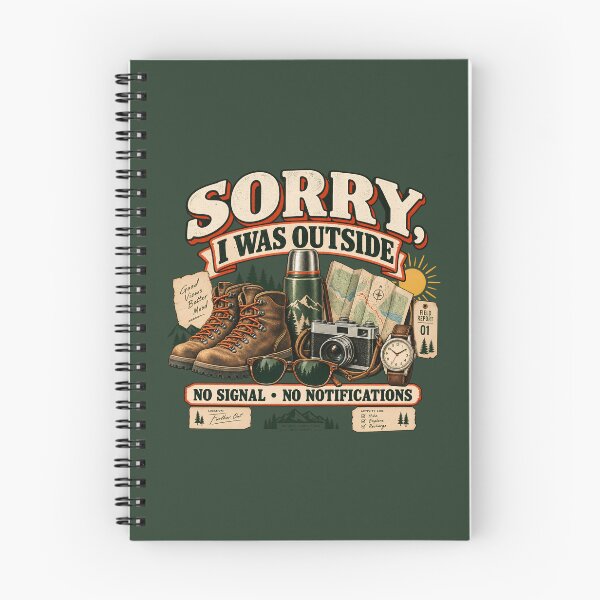Item preview, Sorry I Was Outside Vintage Outdoor Field Report designed and sold by KakangMudi.