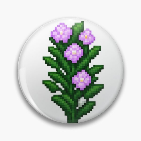Item preview, Peony flower pixel art designed and sold by vitrar.