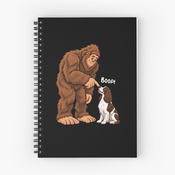 Item preview, Bigfoot and English Springer Spaniel Boop Fun Design Sasquatch designed and sold by rafaeltto.